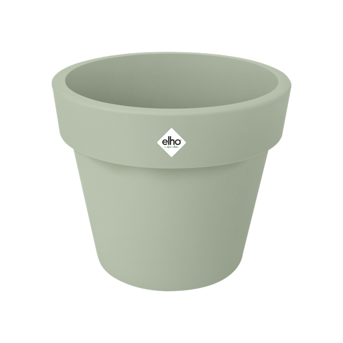 green basics top planter 40cm stone green